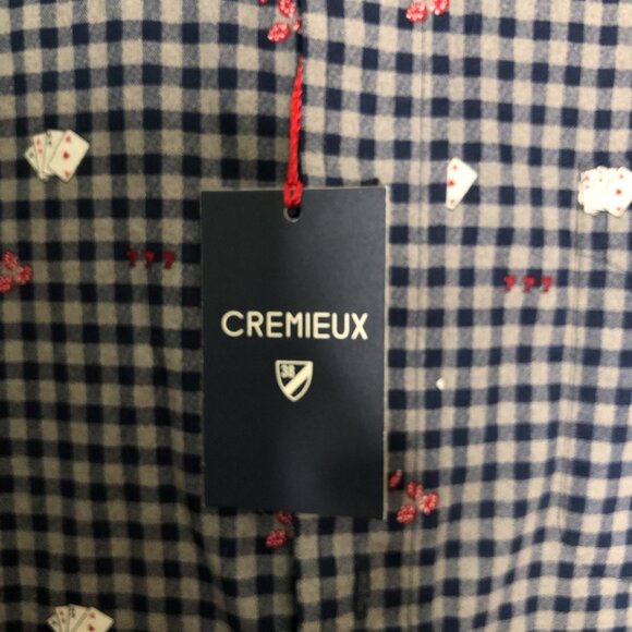 Cremieux Classics Men's Long Sleeve Shirt Slim Fit Size Medium 100% Cotton NWT - Picture 5 of 11